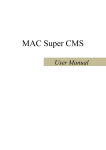 MAC-SuperCMS User ManualA0
