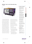 Tektronix: Products > MPEG Test and Monitoring MTS300
