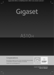 Gigaset A510H User Manual