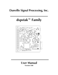 dspstak™ Family User Manual