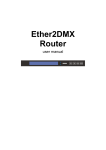 Ether2DMX user manual