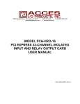 PCIe-IIRO-16 - ACCES I/O Products, Inc.