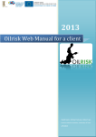 Oilrisk Web Manual for a client