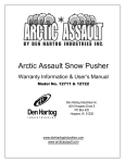 Arctic Assault Manual - Den Hartog Industries