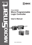 IDEC MicroSmart User Manual