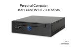 Personal Computer User Guide for DE7000 series