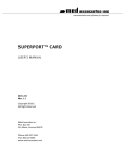 superport™ card - Med Associates Inc.