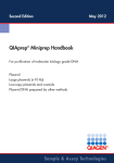 QIAprep® Miniprep Handbook - University of San Diego Home Pages