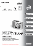 Fujifilm FinePix E550 User`s Manual
