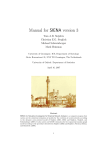 Manual for SIENA version 3.2. - the Department of Statistics