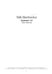 TALK Cyclone 1.2 manual