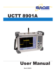 UCTT 8901A User Manual