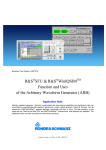 R&S SFU & R&S WinIQSIM Function and Uses