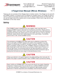 irTarget User Manual (Wired, Wireless) COMBAT Safety