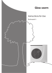 Clearly Heat Pump 5kW - Instructions for Use - Glow-worm