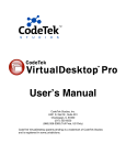 User`s Manual - CodeTek Studios, Inc.