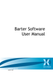 Barter Software User Manual - Barter Software | Trade Exchange
