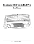 Ilumipanel 90 IP Optic RGBWA User Manual Rev. 11