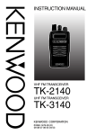 Kenwood TK-2140 User Manual