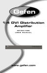 1:4 DVI Distribution Amplifier