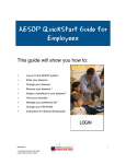AESOP QuickStart Guide for Employees