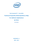 Intel classmate PC – Convertible Technical FAQ V2