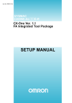 CX-One Setup Manual