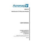 AXM-A70 User`s Manual
