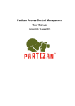 Partizan Access Control Management User Manual