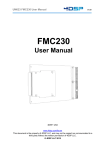 FMC230 User Manual - 4DSP LLC | Data Acquisition and Signal