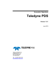 Excavator Operators Teledyne PDS