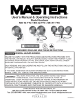 User`s Manual & Operating Instructions