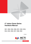4” Indoor Dome Series Hardware Manual