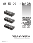 OMB-DAQ-54/55/56 - OMEGA Engineering
