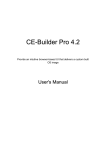 Advantech CE-Builder Pro 4.2 User Manual