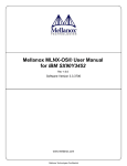 Mellanox MLNX-OS® User Manual for IBM SX90Y3452