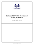 Mellanox MLNX-OS&reg; User Manual for IBM SX90Y3452