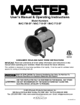 User`s Manual & Operating Instructions