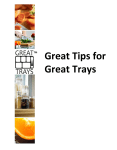 Great Tips for Great Trays - University of Minnesota Extension