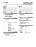 TTDM Commissioning Record