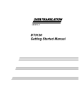 DT3120 Getting Started Manual