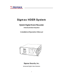 Sigmax HDER System