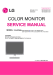 COLOR MONITOR SERVICE MANUAL