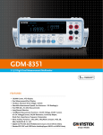 Datasheet for 120000 Count Auto Ranging