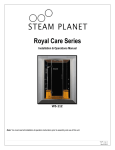 Royal Care Series Installation & Operations Manual