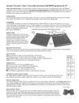 Kinesis Freestyle Solo PC User`s Manual
