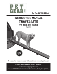 Tri-Fold Pet Ramp
