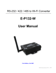 E-P132-W User Manual
