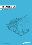 Netaflex™ 3G Installation Manual