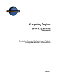 EP405 1.5 (DES0162), User Manual